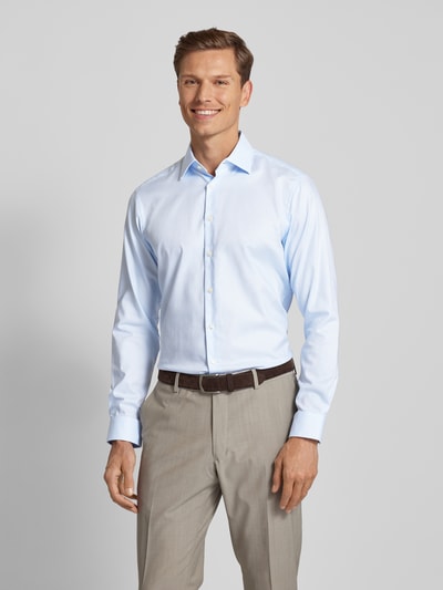 Christian Berg Men Regular Fit Business-Hemd mit Kentkragen Bleu 4