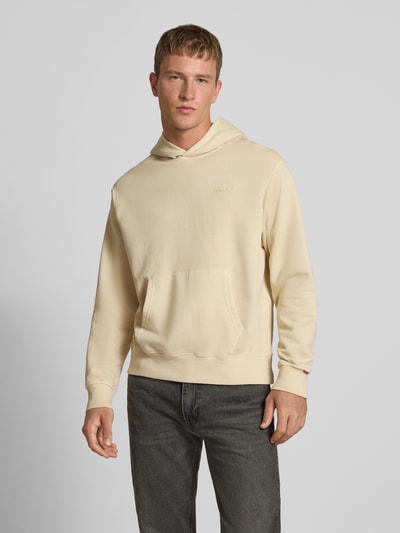 Levi's® Hoodie mit Känguru-Tasche und Label-Stitching Offwhite 4