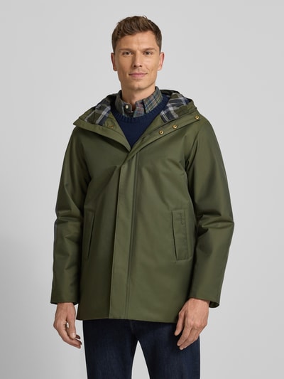 Barbour Regular Fit Parka aus Baumwoll-Mix Oliv 4