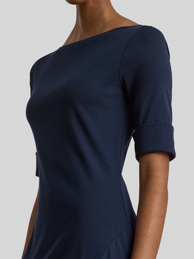 Lauren Ralph Lauren Regular Fit Jersey-Kleid aus Baumwoll-Mix Modell 'MUNZIE' Dunkelblau 3