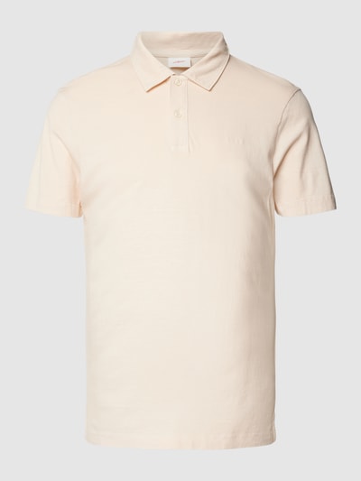 s.Oliver RED LABEL Poloshirt aus Baumwolle mit Label-Detail Apricot 2