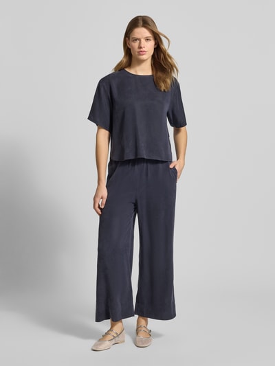 Marc O'Polo DENIM Relaxed fit blouse shirt van lyocell Marineblauw - 1