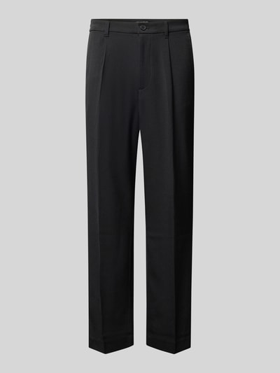 Tom Tailor Denim Chinosy o luźnym kroju z dodatkiem wiskozy BLACK 2