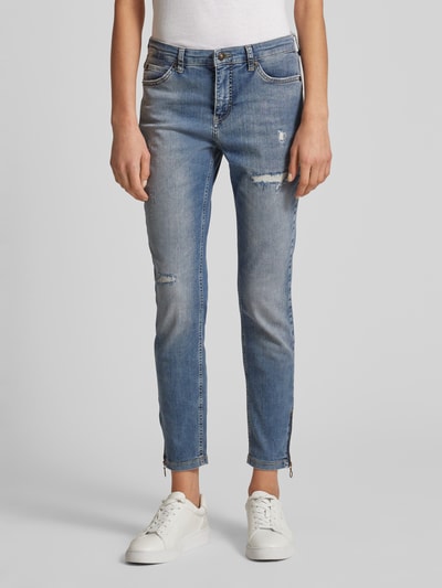 MAC Skinny Fit Jeans im 5-Pocket-Design Hellblau 4