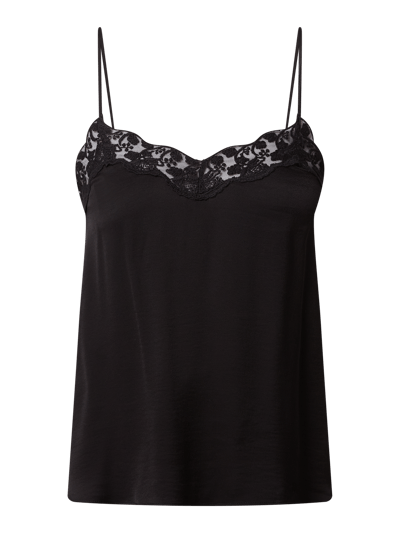 Mango Top aus Viskose Black 2