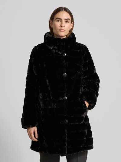 PETITE M. Extra lang keerbaar jack Zwart - 6