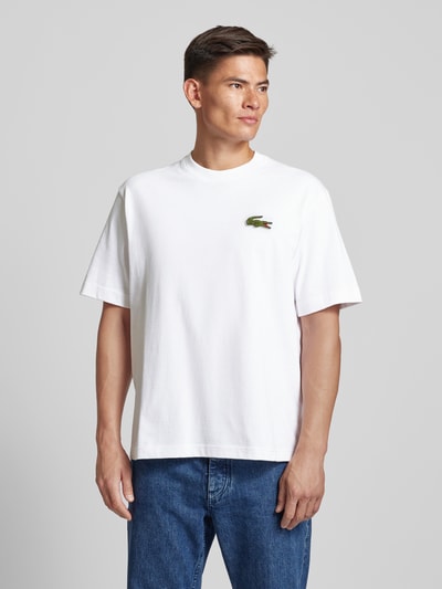 Lacoste T-shirt met ronde hals Wit - 4