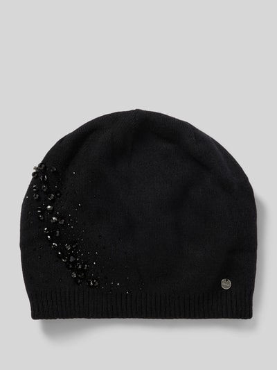 CAPELLI NEW YORK Beanie mit Label-Detail Black 1