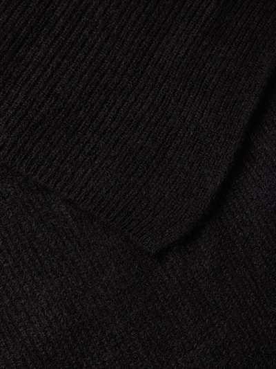 windsor. Schal aus Kaschmir in unifarbenem Design Black 2
