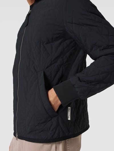 Marc O'Polo Bomberjacke mit Steppnähten Modell 'herringbone' Black 3