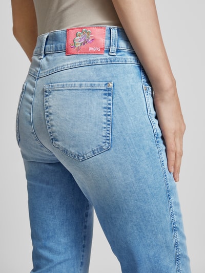 Angels Straight leg jeans in verkorte pasvorm, model 'Cici' Lichtblauw - 3