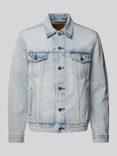 Levi's® Jeansjacke mit Brustpattentaschen Modell 'THE TRUCKER JACKET' Hellblau 2