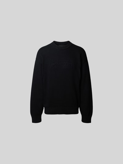 Dsquared2 Pullover in Strick-Optik Black 1