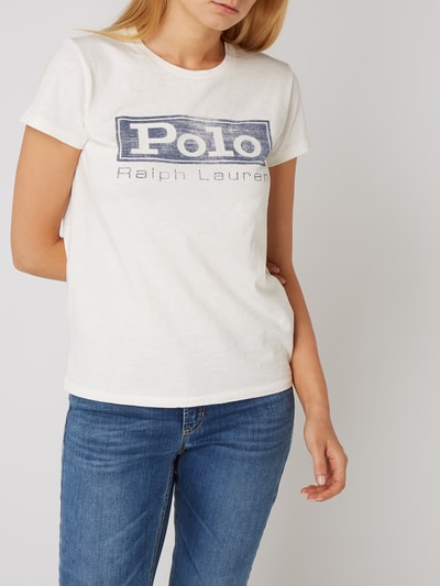 Polo Ralph Lauren T-Shirt mit Logo-Print Offwhite 3