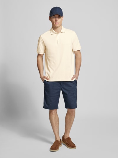 Gant Regular Fit Poloshirt von Label-Stitching Modell 'SUNFADED' Offwhite 1