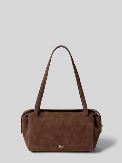 HUGO Handtas in suèdelook model 'Meelo S_Duffle SM' Donkerbruin - 1