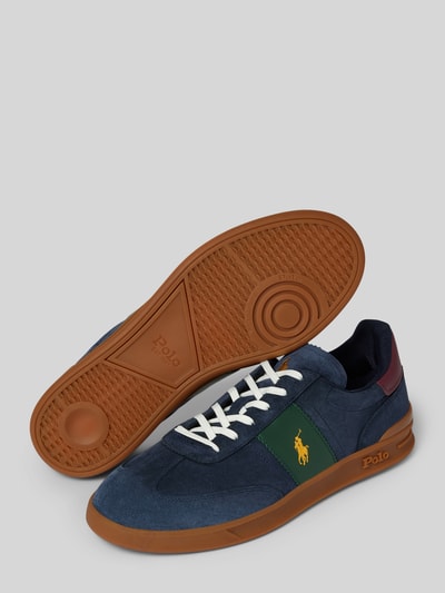 Polo Ralph Lauren Sneakersy z wyhaftowanym logo model ‘AERA’ Granatowy 4