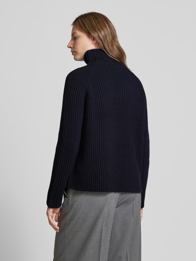 Drykorn Gebreide pullover met opstaande kraag, model 'ARWEN' Marineblauw - 5