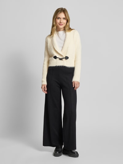 Zero Cardigan mit Reverskragen Offwhite 1