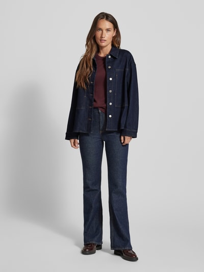 OPUS PANTS Regular Fit Jeansjacke Umlegekragen Modell 'Jokina' Dunkelblau 1