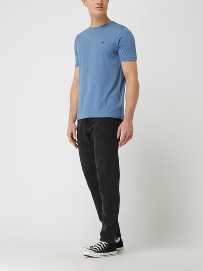 Fynch-Hatton T-Shirt aus Bio-Baumwolle  Jeansblau 1