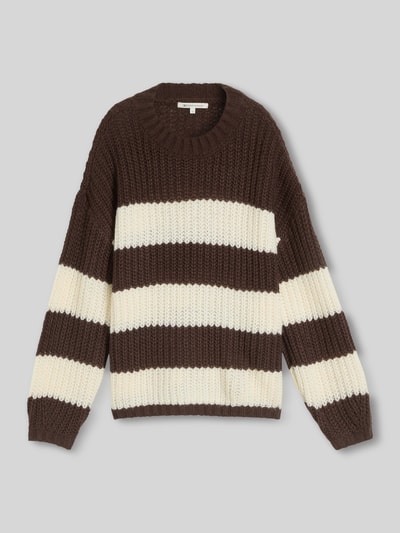 Tom Tailor Denim Relaxed Fit Pullover aus Woll-Mix Beige 2