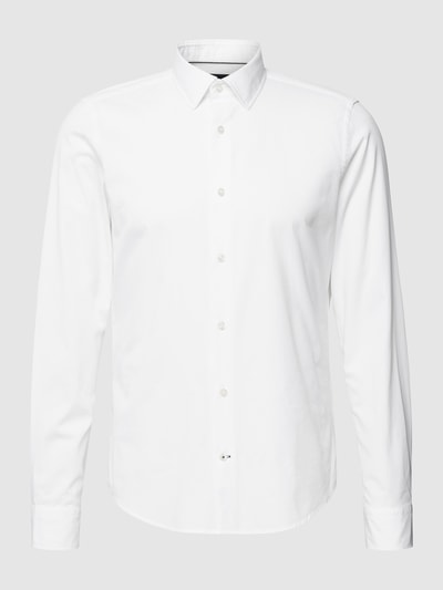 JOOP! Collection Slim Fit Freizeithemd mit Umlegekragen Weiss 2