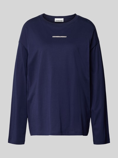 Armedangels Oversized shirt met lange mouwen van puur biologisch katoen, model 'FIETAA DIFFERENCE' Marineblauw - 2