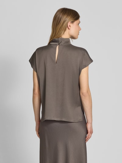 Drykorn Blouseshirt met opstaande kraag Leem - 5