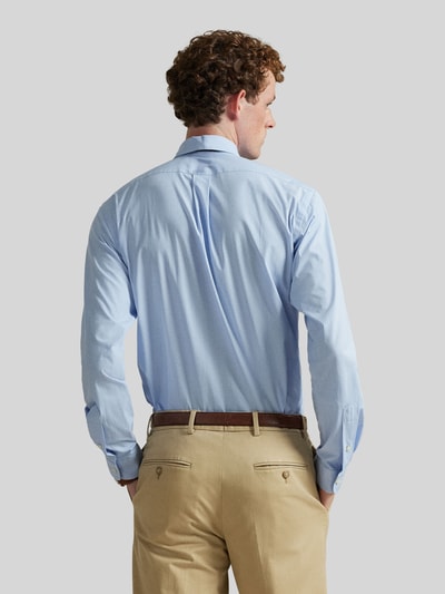 Polo Ralph Lauren Koszula casualowa o kroju slim fit z mieszanki bawełny Niebieski 5