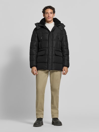JOOP! COLLECTION Regular Fit Daunenjacke mit Kunstdaunen Metallic Black 1