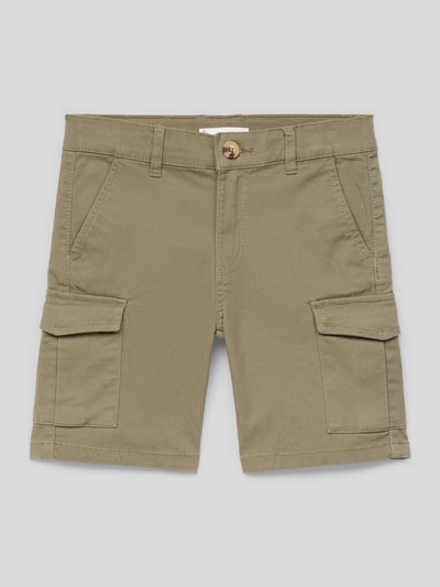 Mango Cargoshorts mit Cargotaschen Modell 'comporta' Schilf 1
