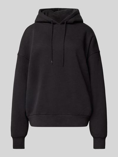 Review Oversized Hoodie mit gerippten Abschlüssen Black 2