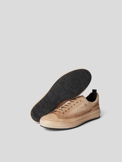 Officine Creative Sneaker mit Label-Prägung Beige 4