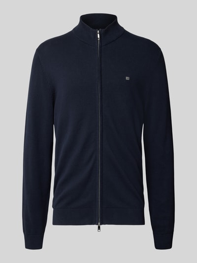 Christian Berg Men Strickjacke mit Reißverschluss Marine 2