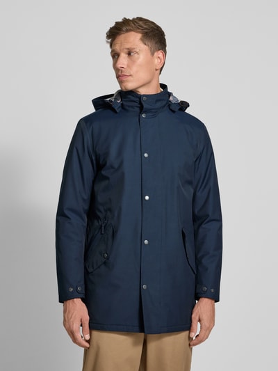 Barbour Regular Fit Funktionsjacke aus Baumwoll-Mix Modell 'CHELSEA MAC' Marine 4