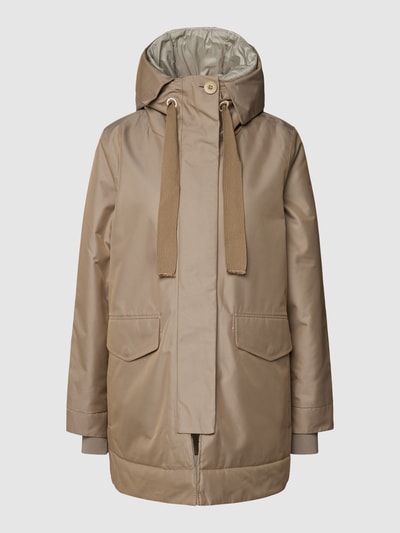 g-lab Mantel mit Kapuze Modell 'MIORA' Sand 2
