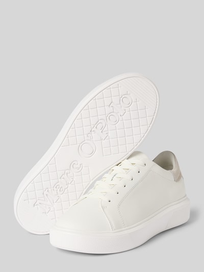 Marc O'Polo Low Top Sneaker aus edlem Rindsleder Weiss 4