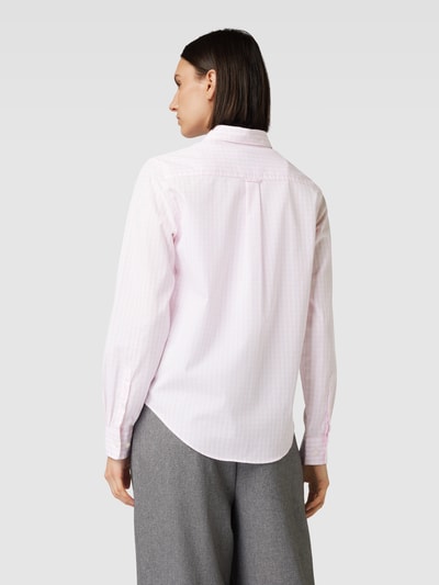 Gant Blouse met vichy-ruit Roze - 5