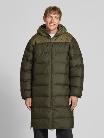 adidas Originals Regular fit buffer coat met ritssluiting Olijfgroen - 4