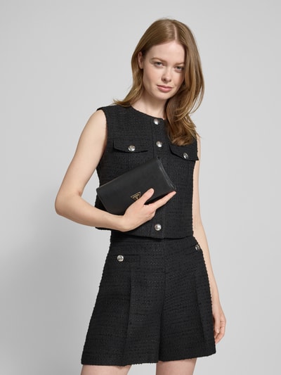 Guess Handtasche mit Schulterriemen und Label-Applikation Black 1