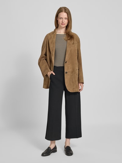 Betty Barclay Spodnie materiałowe z wpuszczanymi kieszeniami w stylu francuskim Czarny 1