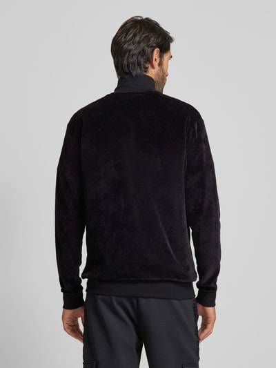 HUGO Sweatjacke mit Label-Patch Black 5