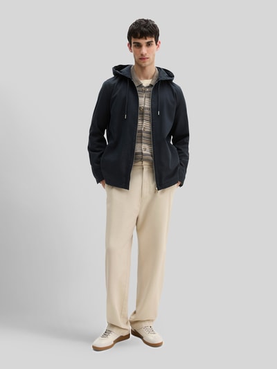Marc O'Polo Regular Fit Hemdjacke mit Kapuze Marine 1
