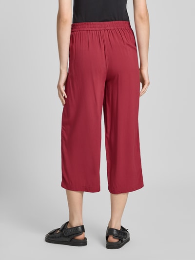 Only Weite Hose aus reiner Viskose Modell 'NOVA LIFE' Bordeaux 5