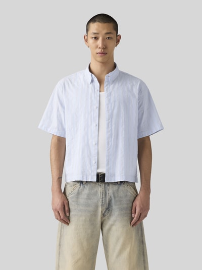Levi's® Koszula casual z mieszanki bawełny, krój regular fit Jasnoniebieski 4