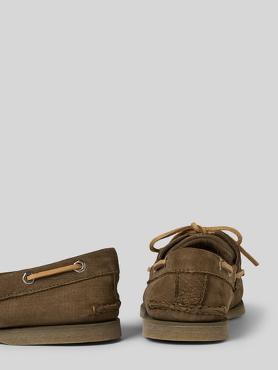 Timberland Bootsschuhe mit Schürverschluss Modell 'CLASSIC BOAT' Mittelbraun 2