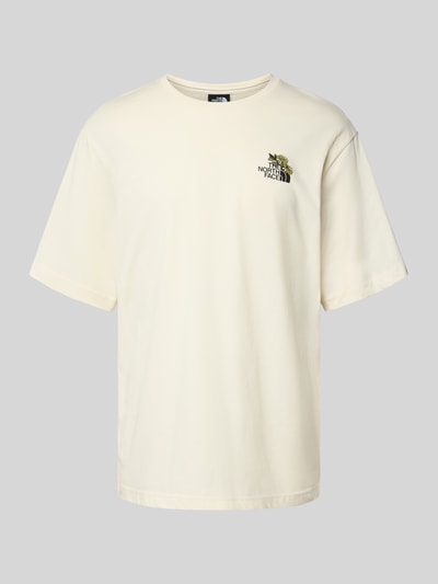 The North Face T-Shirt mit Label-Stitching Offwhite 2