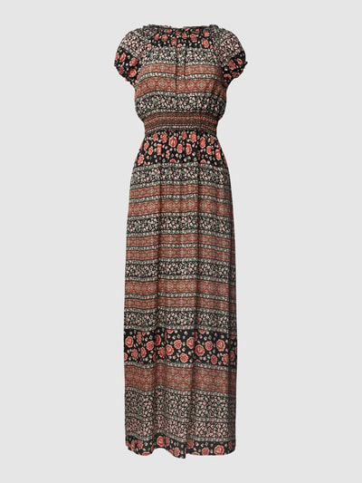 Apricot Midi-jurk met all-over motief Zwart - 2