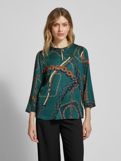 Marc Cain Blouse met 3/4-mouwen Donkergroen - 4